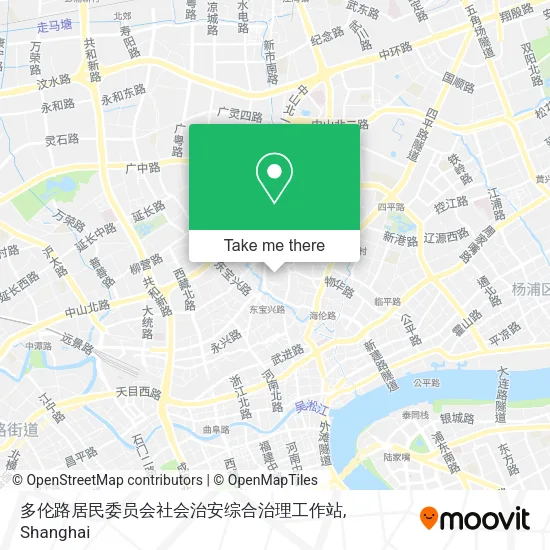 多伦路居民委员会社会治安综合治理工作站 map