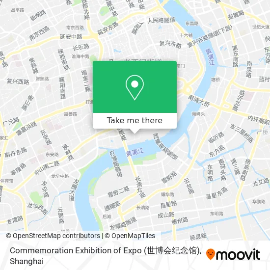 Commemoration Exhibition of Expo (世博会纪念馆) map