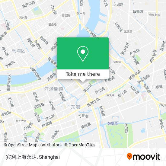 宾利上海永达 map