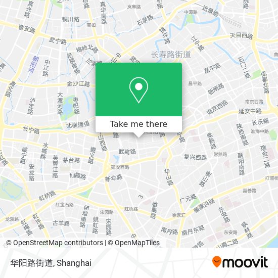 华阳路街道 map