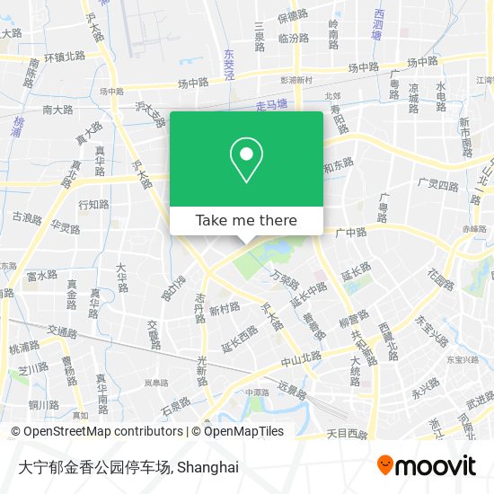 大宁郁金香公园停车场 map