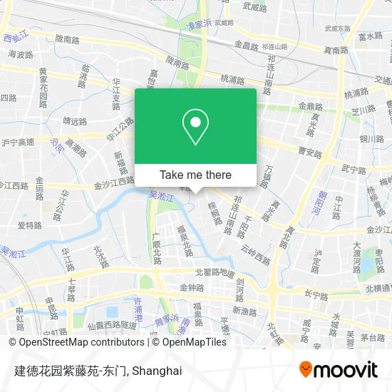 建德花园紫藤苑-东门 map