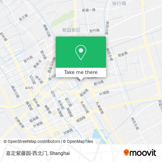 嘉定紫藤园-西北门 map