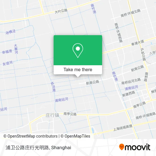 浦卫公路庄行光明路 map