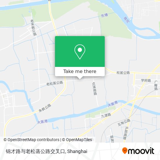 锦才路与老松蒸公路交叉口 map