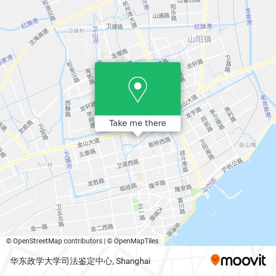 华东政学大学司法鉴定中心 map