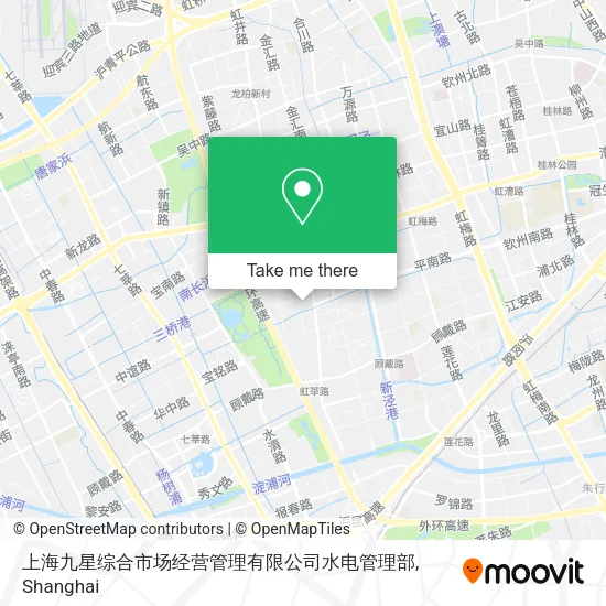 上海九星综合市场经营管理有限公司水电管理部 map