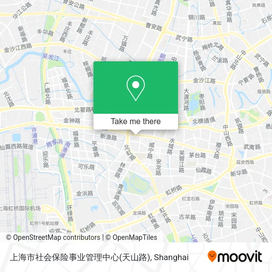 上海市社会保险事业管理中心(天山路) map