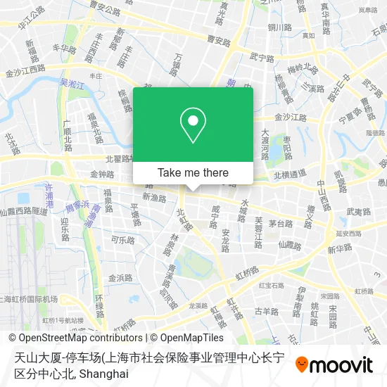 天山大厦-停车场 map