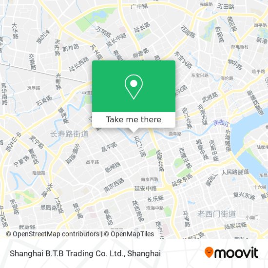 Shanghai B.T.B Trading Co. Ltd. map