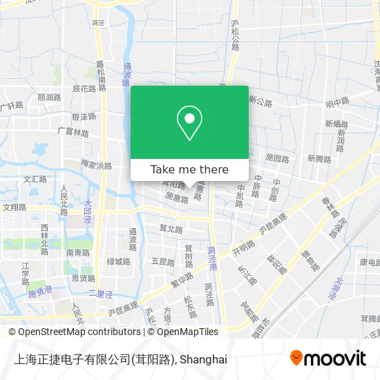 上海正捷电子有限公司(茸阳路) map
