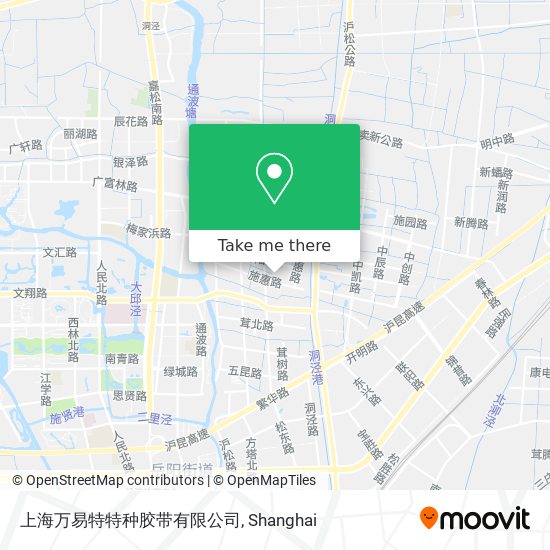 上海万易特特种胶带有限公司 map