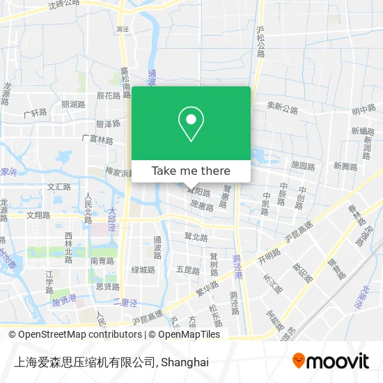 上海爱森思压缩机有限公司 map