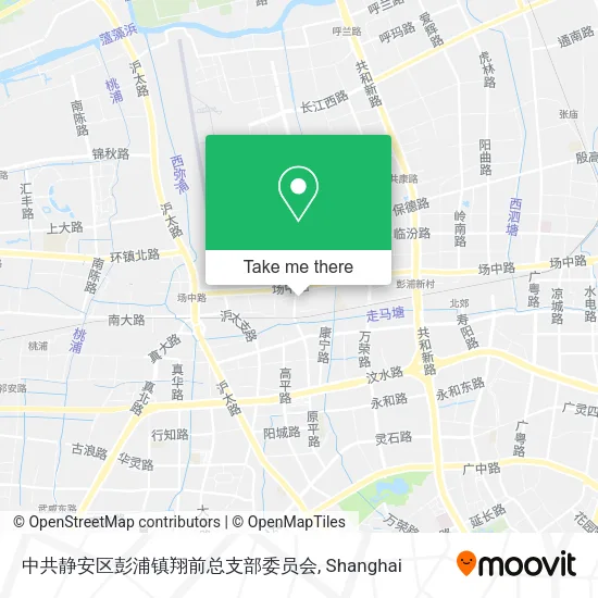 中共静安区彭浦镇翔前总支部委员会 map