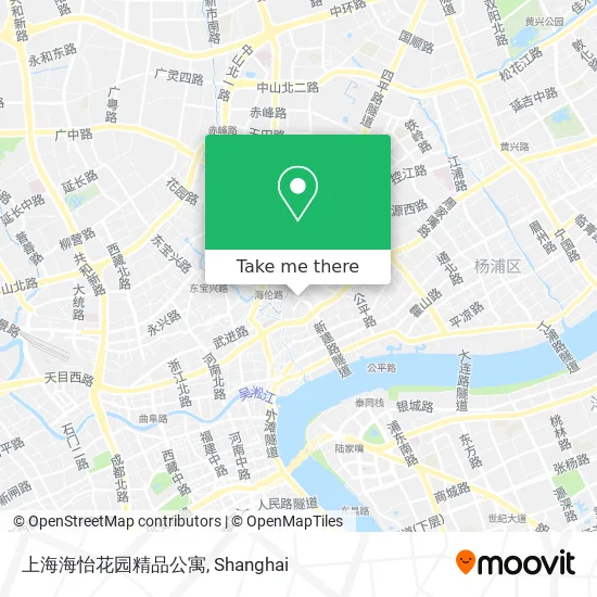 上海海怡花园精品公寓 map