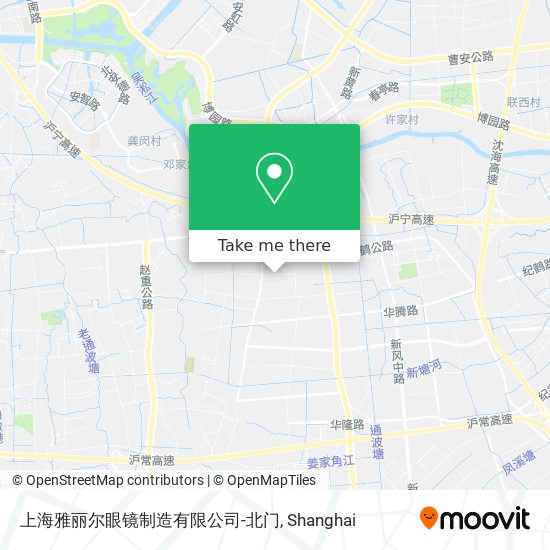 上海雅丽尔眼镜制造有限公司-北门 map
