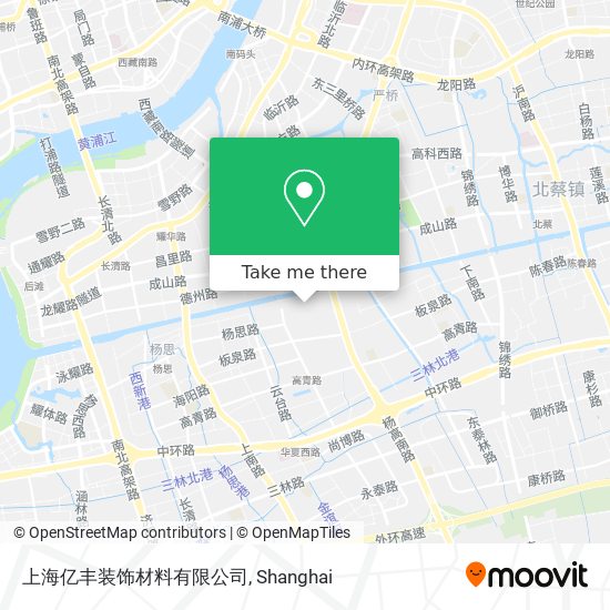 上海亿丰装饰材料有限公司 map