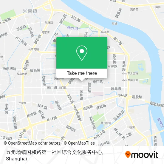 五角场镇国和路第一社区综合文化服务中心 map