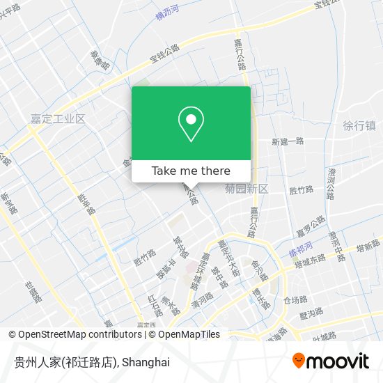 贵州人家(祁迁路店) map