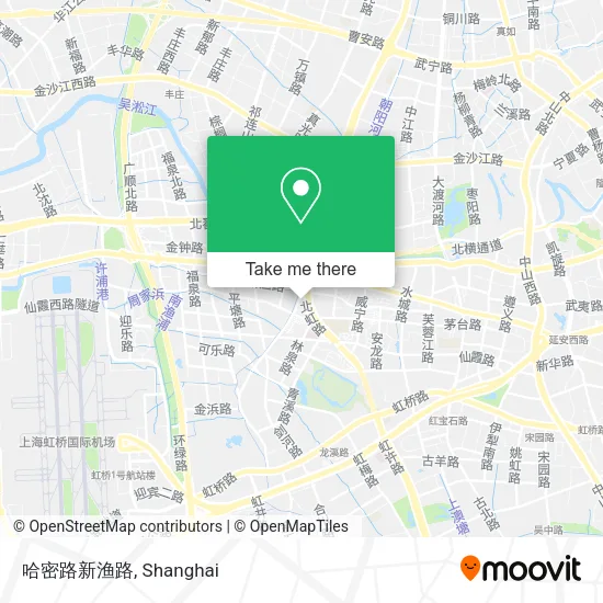 哈密路新渔路 map