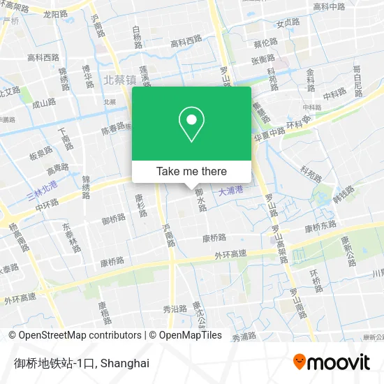 御桥地铁站-1口 map