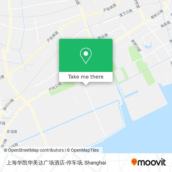 上海华凯华美达广场酒店-停车场 map