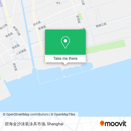 碧海金沙泳装泳具市场 map