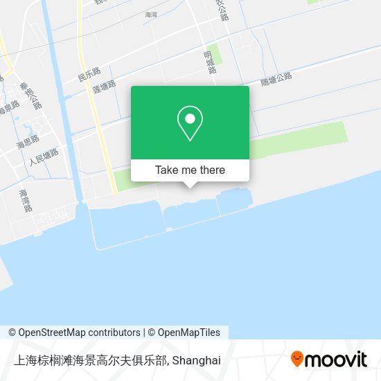 上海棕榈滩海景高尔夫俱乐部 map
