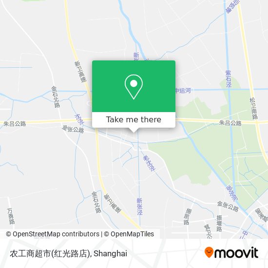 农工商超市(红光路店) map