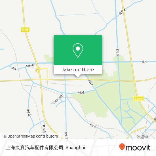 上海久真汽车配件有限公司 map
