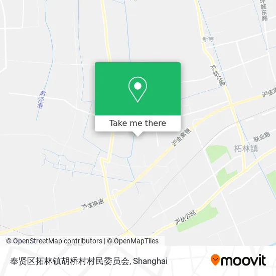 奉贤区拓林镇胡桥村村民委员会 map