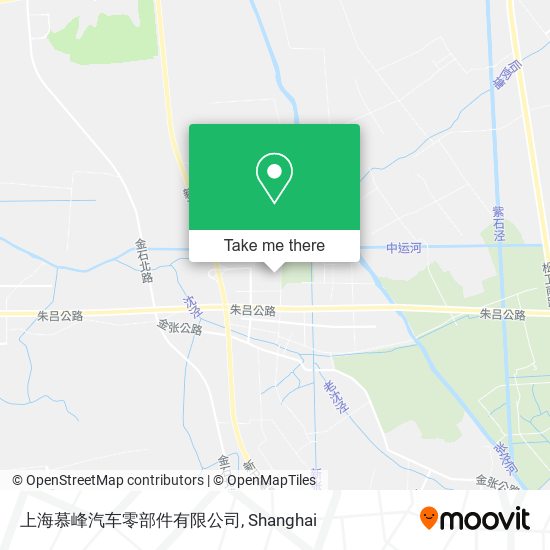 上海慕峰汽车零部件有限公司 map