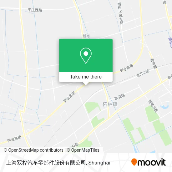 上海双桦汽车零部件股份有限公司 map