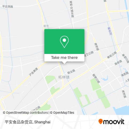 平安食品杂货店 map