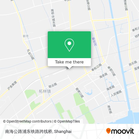 南海公路浦东铁路跨线桥 map