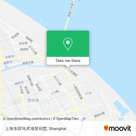 上海东郊马术湖景别墅 map