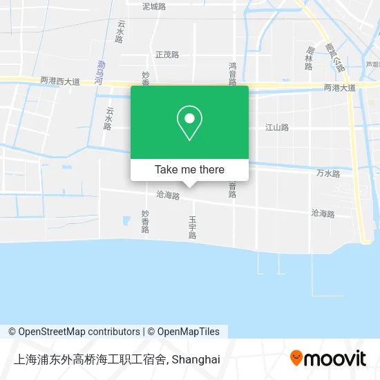 上海浦东外高桥海工职工宿舍 map