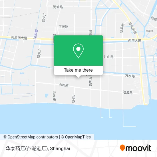 华泰药店(芦潮港店) map