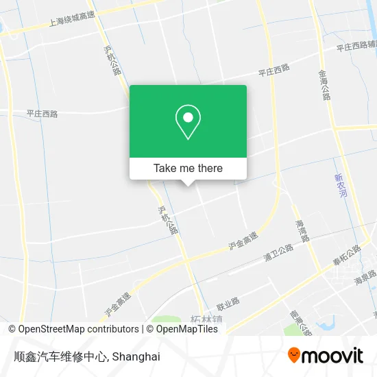 顺鑫汽车维修中心 map