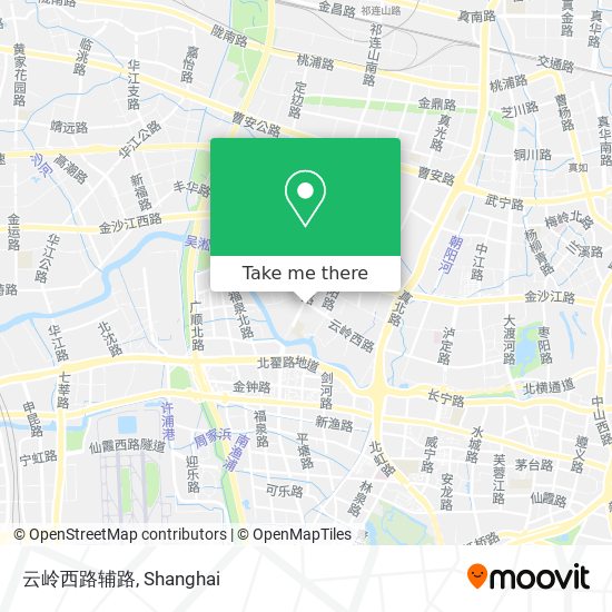 云岭西路辅路 map