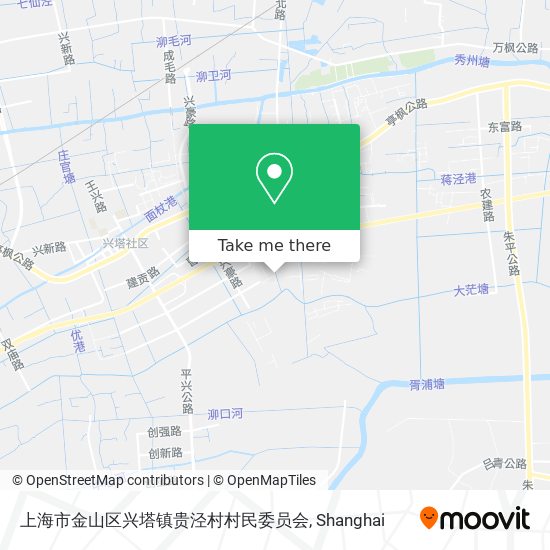 上海市金山区兴塔镇贵泾村村民委员会 map