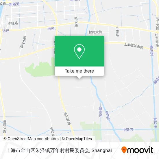 上海市金山区朱泾镇万年村村民委员会 map