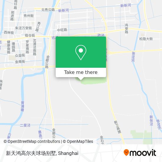 新天鸿高尔夫球场别墅 map