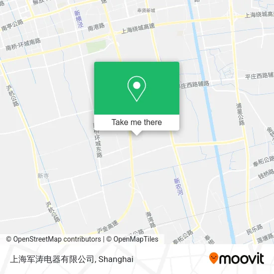 上海军涛电器有限公司 map
