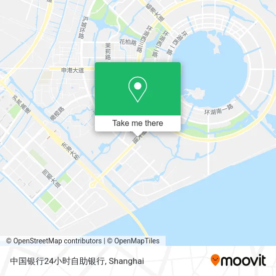 中国银行24小时自助银行 map