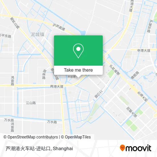 芦潮港火车站-进站口 map