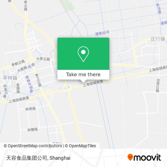 天容食品集团公司 map