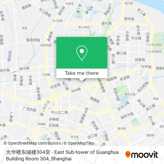 光华楼东辅楼304室 - East Sub-tower of Guanghua Building Room 304 map