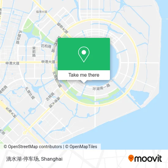 滴水湖-停车场 map
