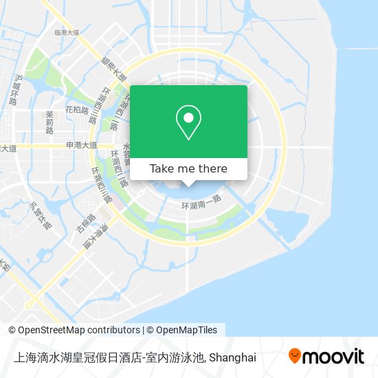 上海滴水湖皇冠假日酒店-室内游泳池 map